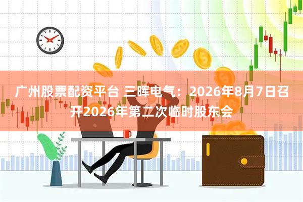 广州股票配资平台 三晖电气：2026年8月7日召开2026年第二次临时股东会